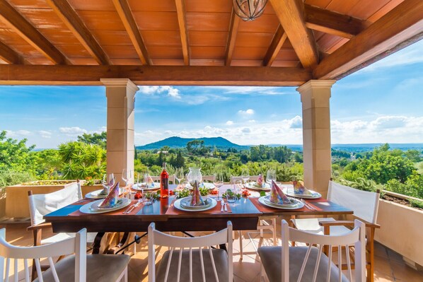 Restauration en plein air