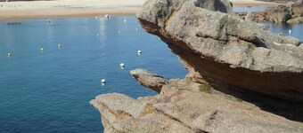 Ny och modern lägenhet, vetter mot söder nära Perros-Guirec Beach