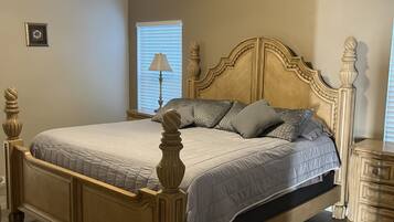 4 bedrooms, iron/ironing board, travel cot, free WiFi