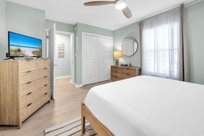2 bedrooms, iron/ironing board, free WiFi, bed sheets