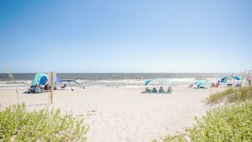 On the beach