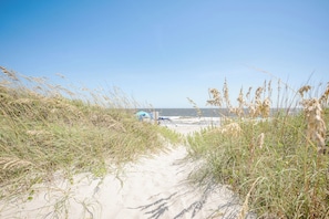On the beach