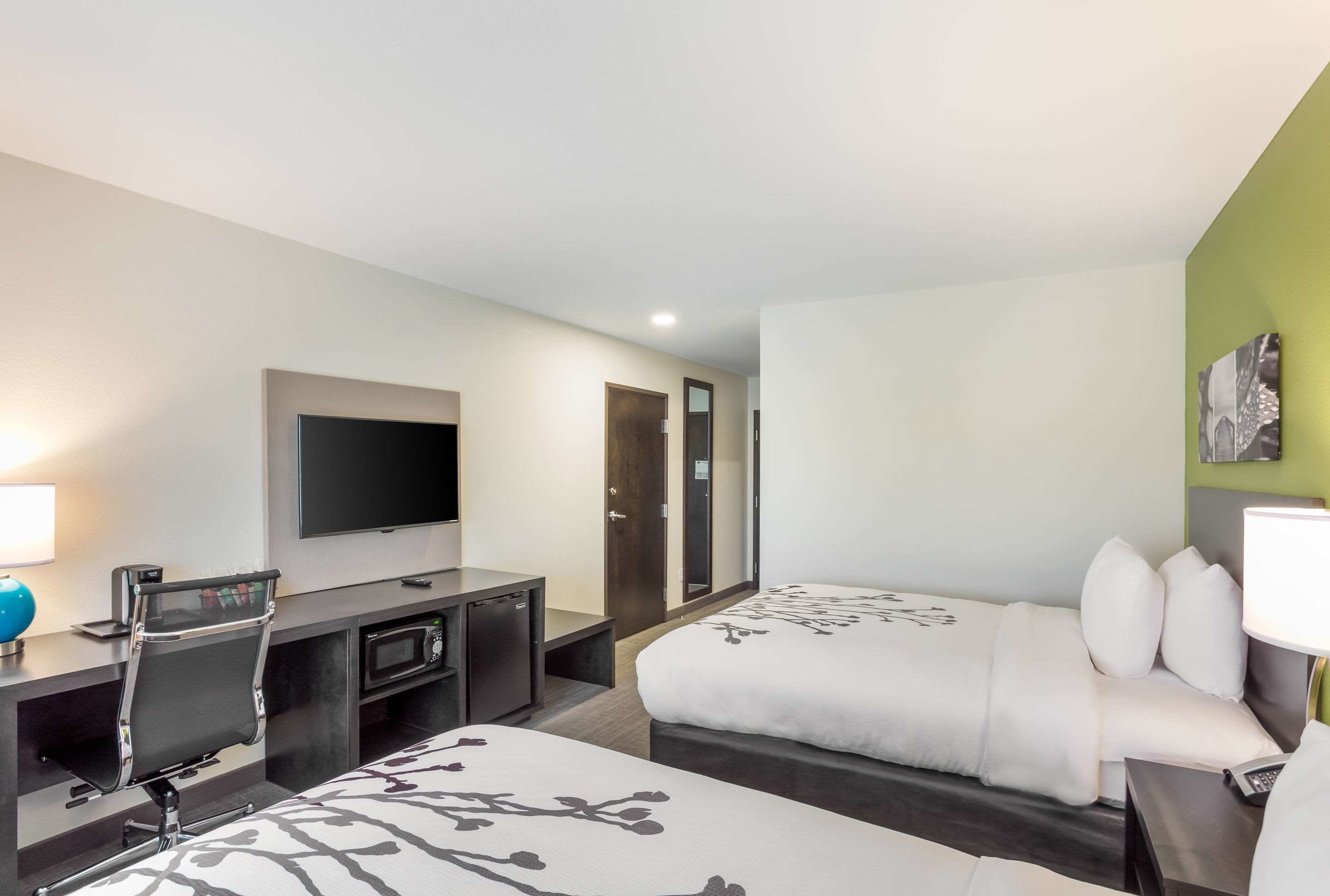 desk, laptop workspace, blackout curtains, soundproofing