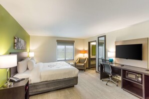 Desk, laptop workspace, blackout curtains, soundproofing - Sleep Inn Logan Ohio-Hocking Hills (Logan)