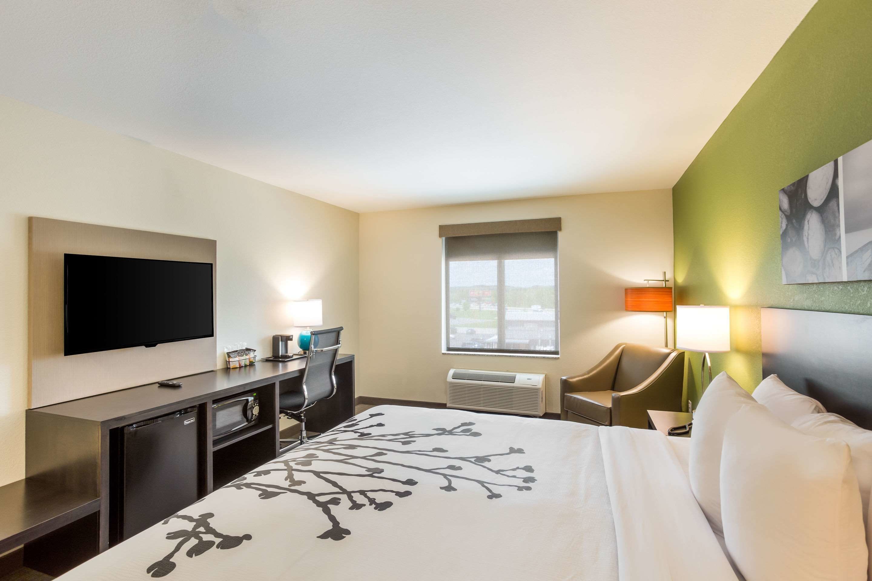 desk, laptop workspace, blackout curtains, soundproofing