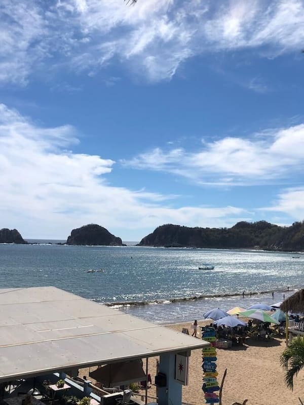Superior Bungalow, Kitchen, Beach View (4 Double Beds ) | Beach/ocean view