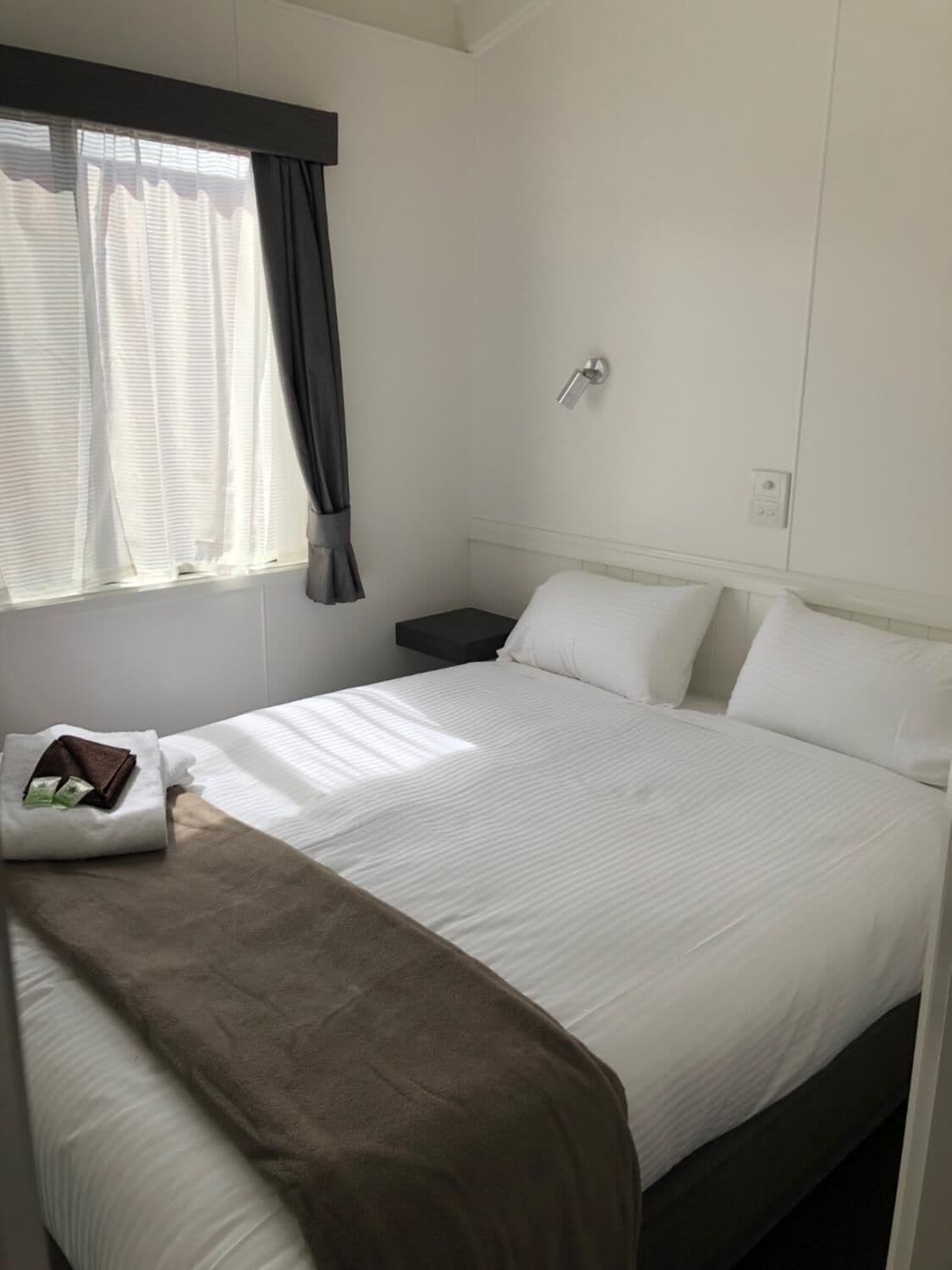 Blackout drapes, iron/ironing board, free WiFi, bed sheets