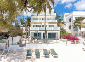 Overnatningsstedets facade