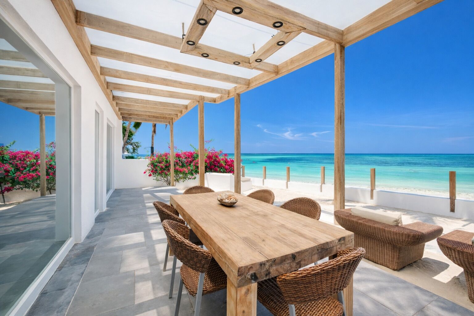 Appartement Luxe, 3 chambres, vue océan (Moja) | Terrasse/Patio