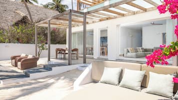 Moja Private Beachfront Suite, Amani Home Zanzibar | Terrace/patio