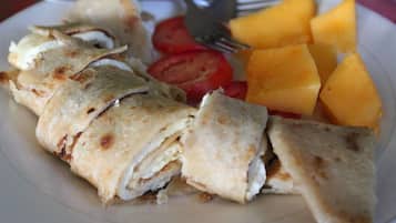 Free daily full breakfast
