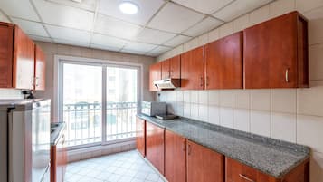 Monolocale Standard | Cucina privata | Frigorifero, microonde