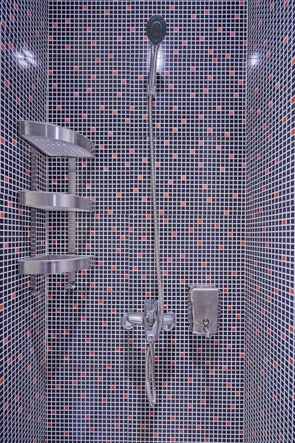 Standard Double Room, 1 Queen Bed, Non Smoking (Private bathroom outside of the room) | Bathroom | Shower, free toiletries, hair dryer, towels