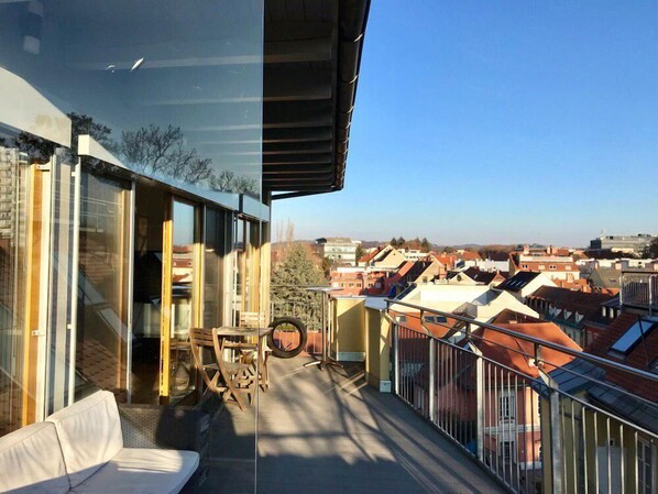 Vue depuis le balcon