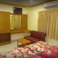 Deluxe Double Room, 1 King Bed, Accessible, City View | In-room safe, desk, free WiFi
