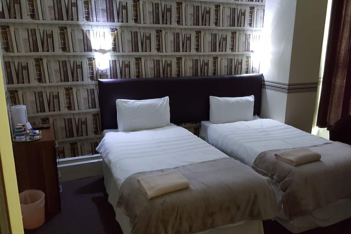 Twin kamer, en-suite badkamer | Geluiddichte muren, gratis wifi, beddengoed