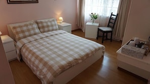Comfort-Haus, Mehrere Betten, Nichtraucher, Gartenblick | Kostenloses WLAN, Bettwäsche