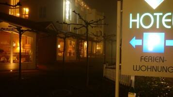 Front of property - evening/night