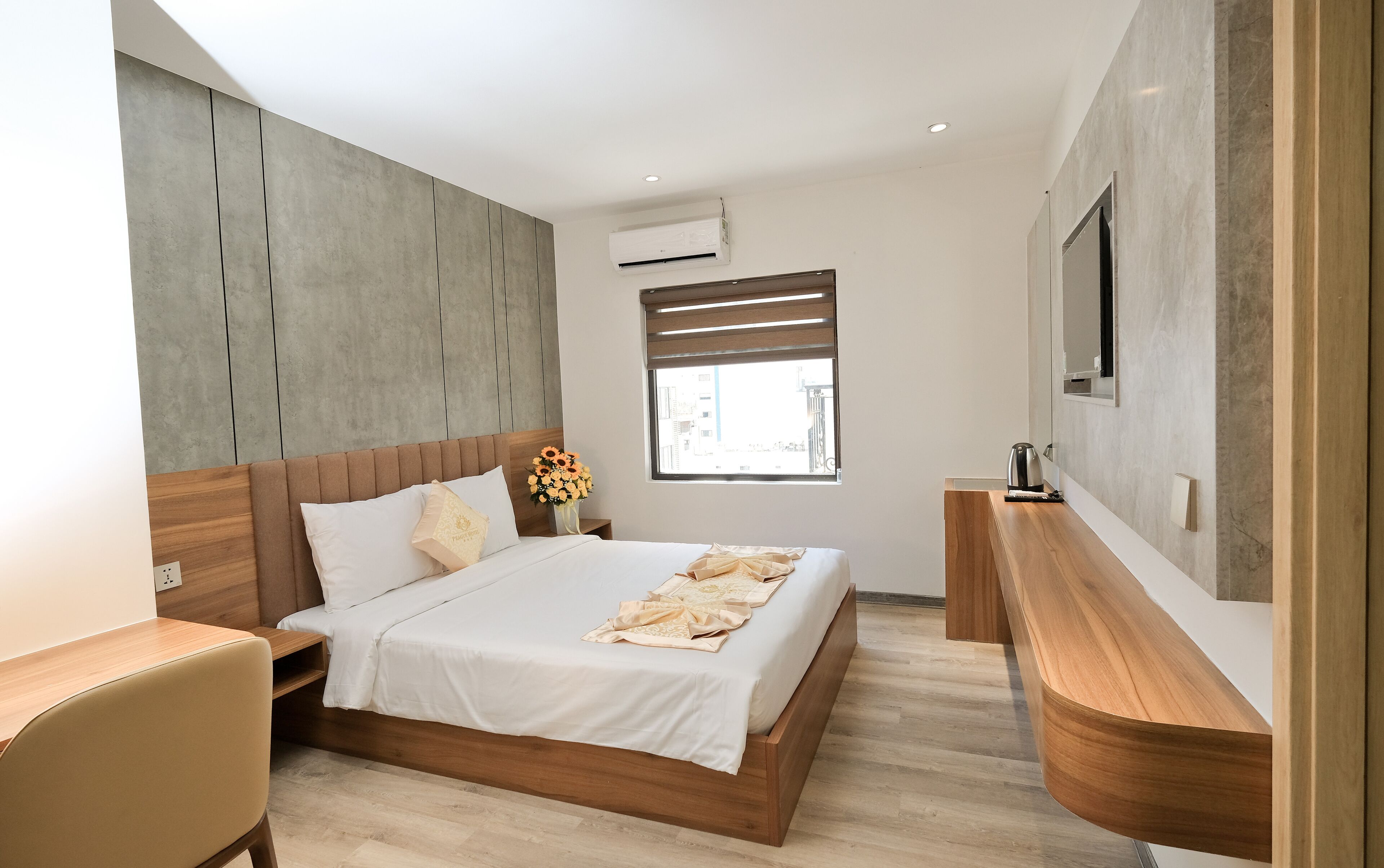 Schreibtisch, kostenloses WLAN, Bettwäsche