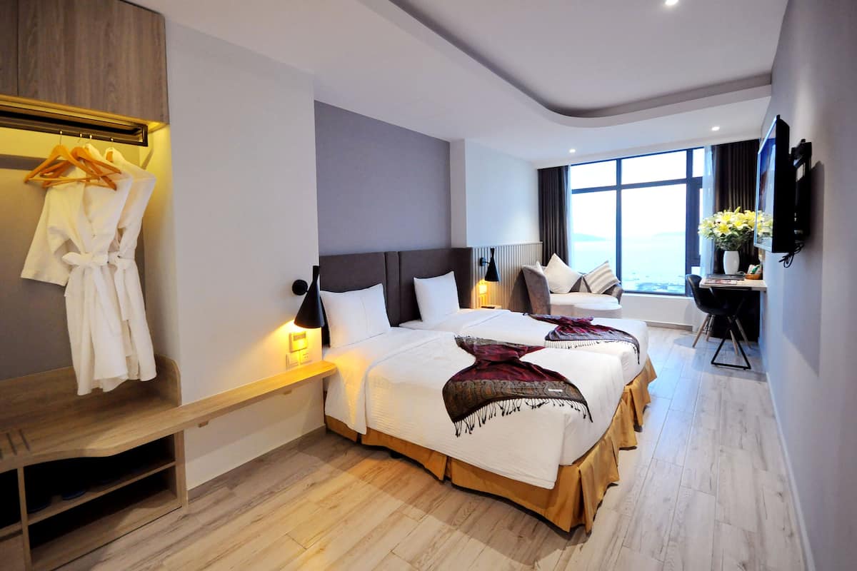 Quarto luxo, vista para o mar | Vista do quarto