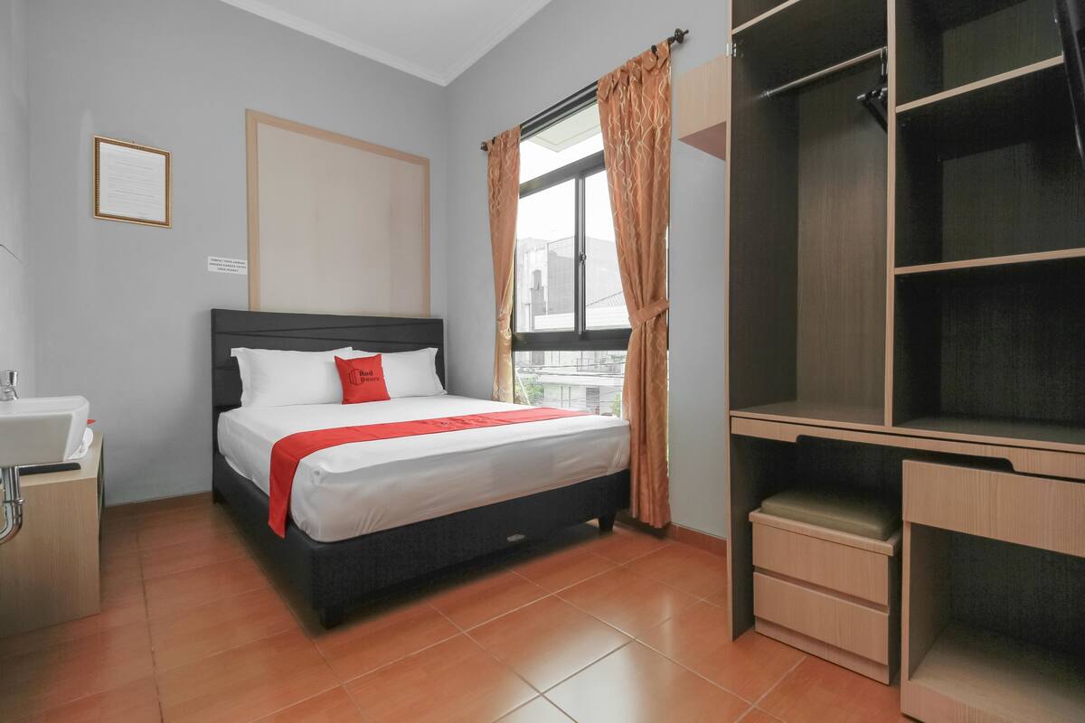ห้องดับเบิล | โต๊ะทำงาน, Wi-Fi ฟรี, ผ้าปูที่นอน