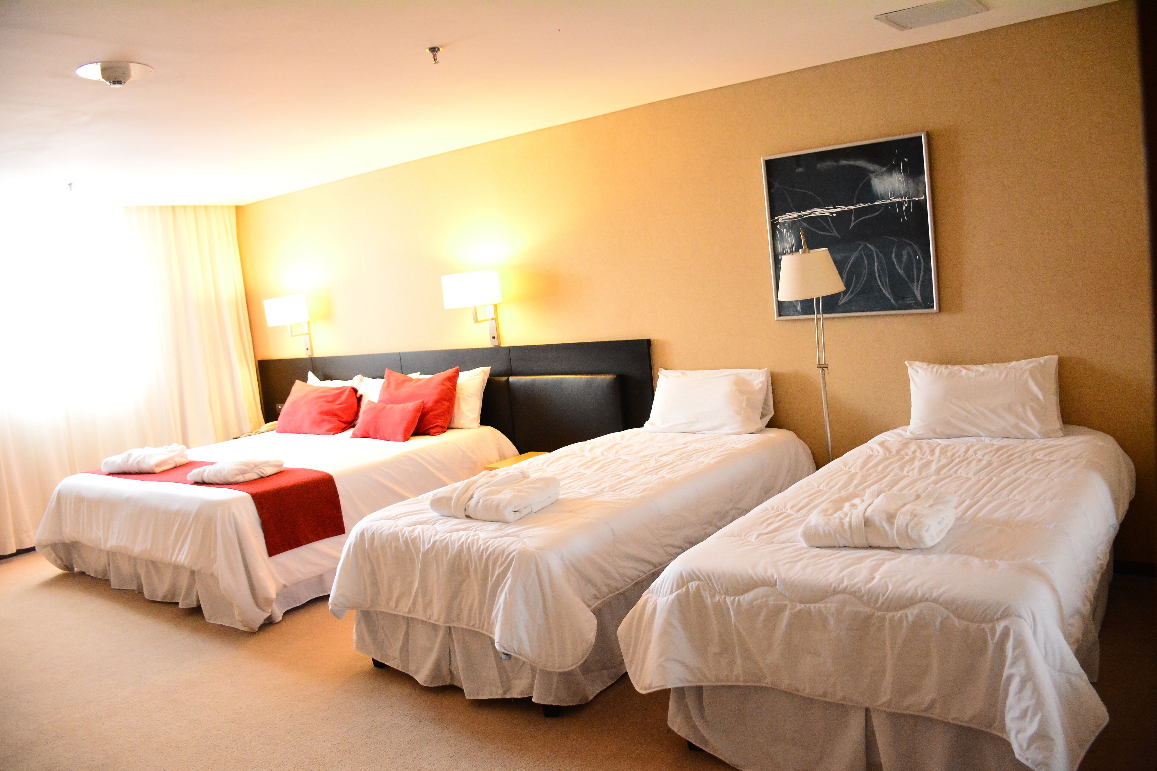 quadruple suite | egyptian cotton sheets, premium bedding, down duvets, minibar