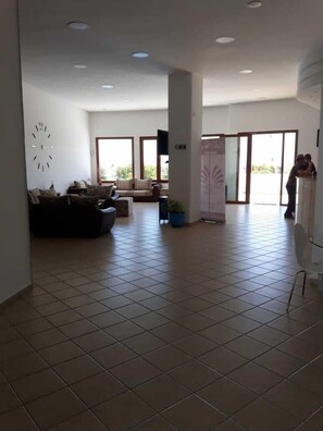 Sitteområde i lobbyen