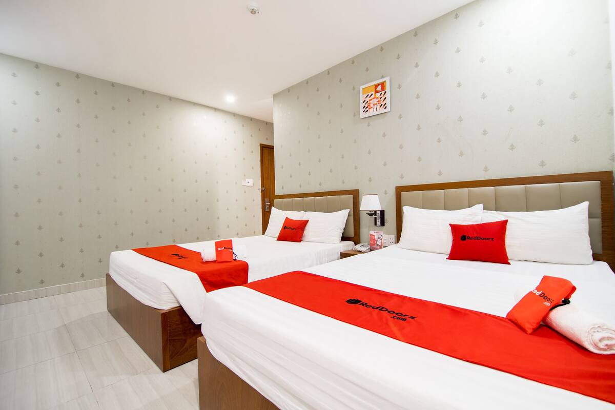 ห้องแฟมิลี่ | โต๊ะทำงาน, Wi-Fi ฟรี, ผ้าปูที่นอน