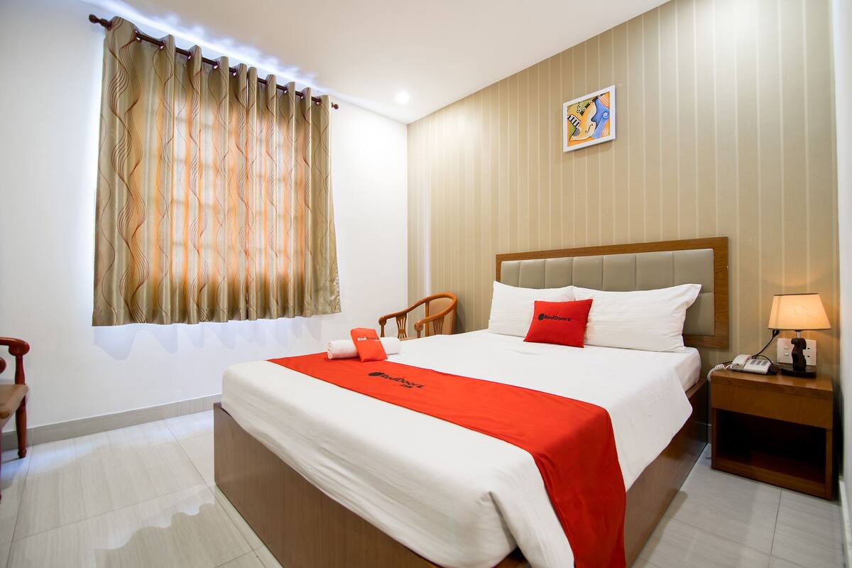 ห้องดับเบิล | โต๊ะทำงาน, Wi-Fi ฟรี, ผ้าปูที่นอน