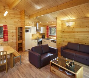 Comfort-chalet, 3 makuuhuonetta | Olohuone | Televisio