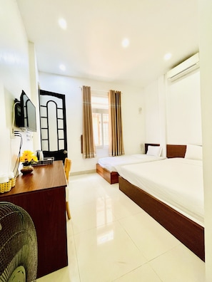 Deluxe-værelse til 3 personer | Skrivebord, gratis Wi-Fi