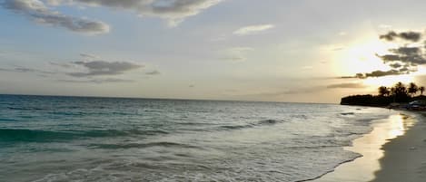 On the beach