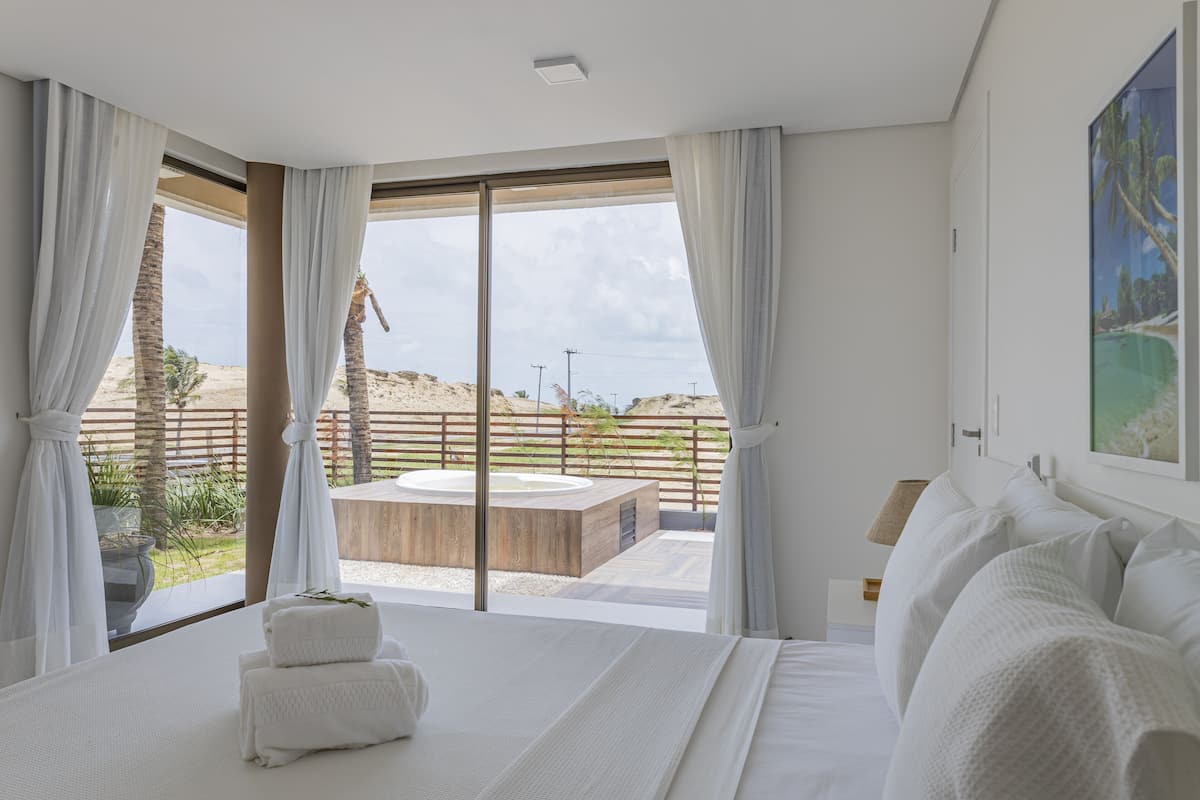ocean dunes - 2 suítes com jacuzzi | 1 bedroom, minibar, individually decorated, individually furnished
