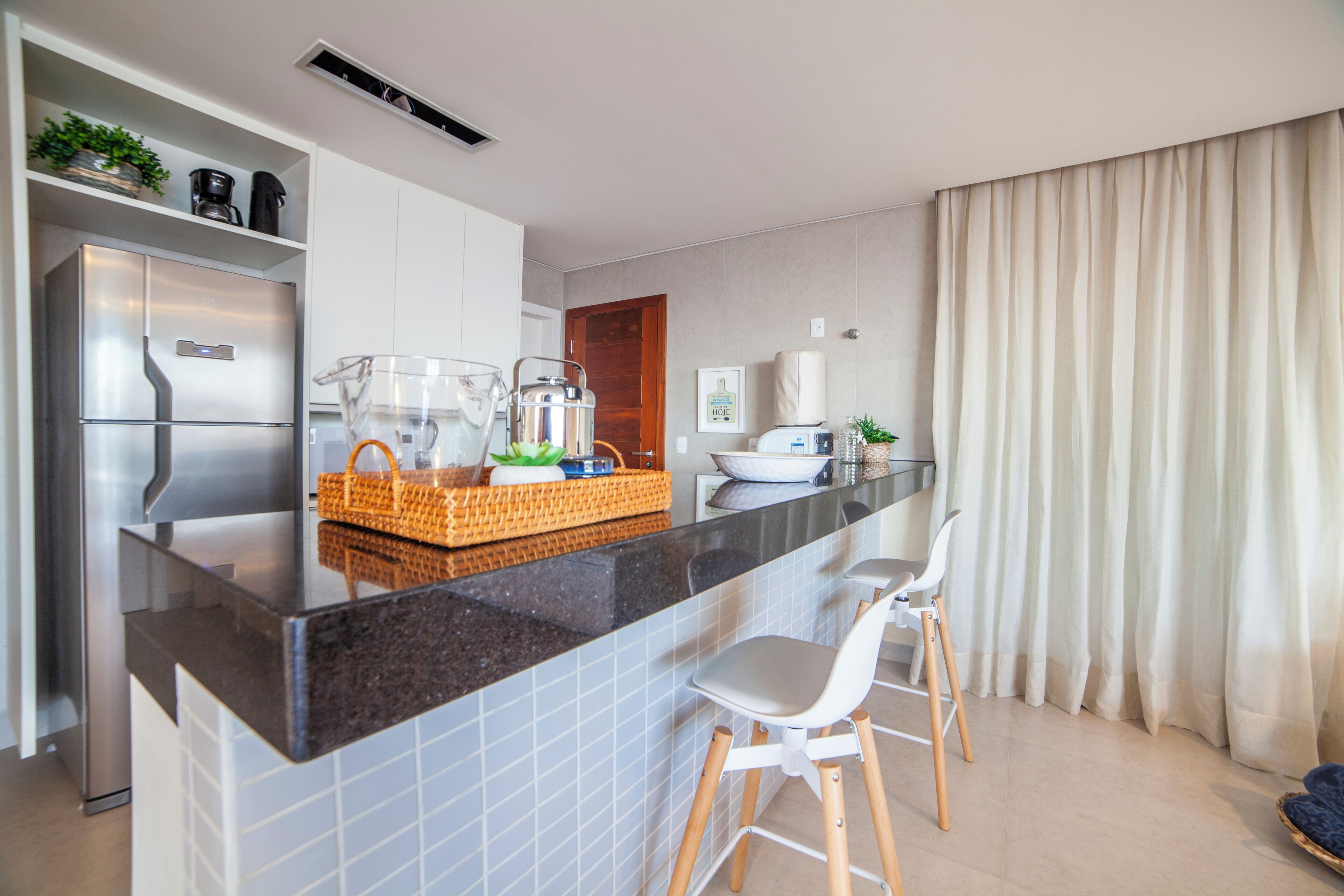 villa iracema sea view - 2 suítes com piscina | private kitchenette | fridge, microwave, stovetop, blender