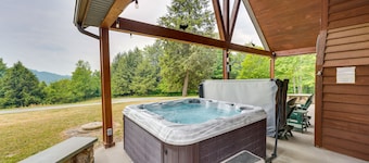 3-Acre Benezette Cabin med badtunna, Grill & Mtn View