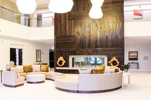 Sala de estar en el lobby