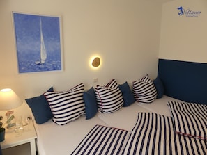 3 Schlafzimmer, Zimmersafe, schallisolierte Zimmer, Reisekinderbett