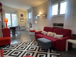 TV - Bright 3-room apartment near des Dames beach (Noirmoutier-en-l'Île)