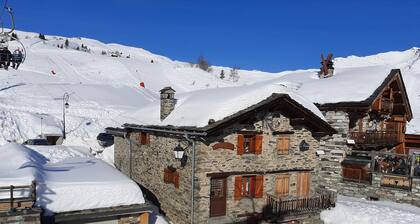 Auténtico chalet de Saboya al pie de las pistas en Francia / Italia resort