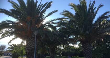 House by the water, large garden WIFI and pool Le BarcarĂšs