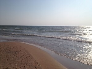 Sun loungers, beach towels