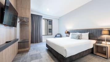 Minibar, in-room safe, desk, blackout drapes