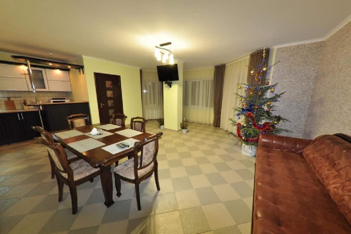 Panoramic Apartment, Multiple Beds, Non Smoking | Living area