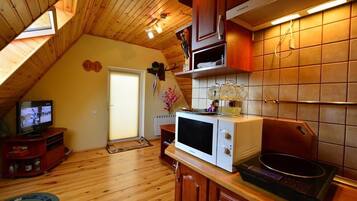 Panoramic Suite, 1 King Bed with Sofa bed, Non Smoking | Private kitchenette | Fridge, microwave