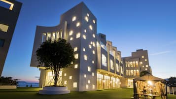 Front of property - evening/night