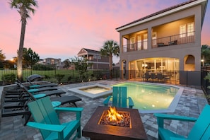 Terrace/patio - The Fun House at Reunion | Arcade Game Room, Movie Room, Private Pool (Kissimmee)