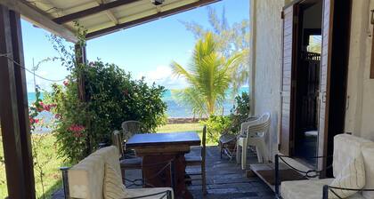 A bungalow right on the water, with one of the world’s most beautiful views.