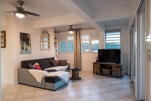 Smart TV, lettore DVD, tavolo da calcetto, tavolo da ping pong