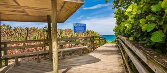 Steps to Sand. Beachside Sanctuary. Boutique Bungalow Chic.