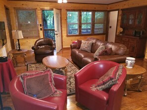 TV, books, video library